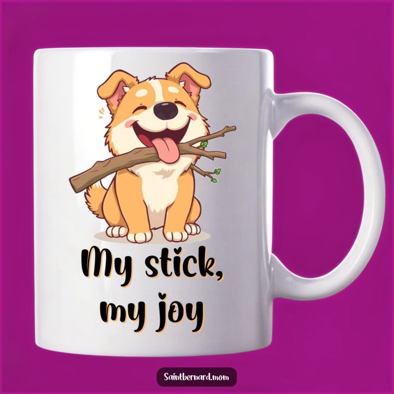 Funny Dog Branch Mug: Joyful Carry Humor, Perfect Gift for Dog Lovers
