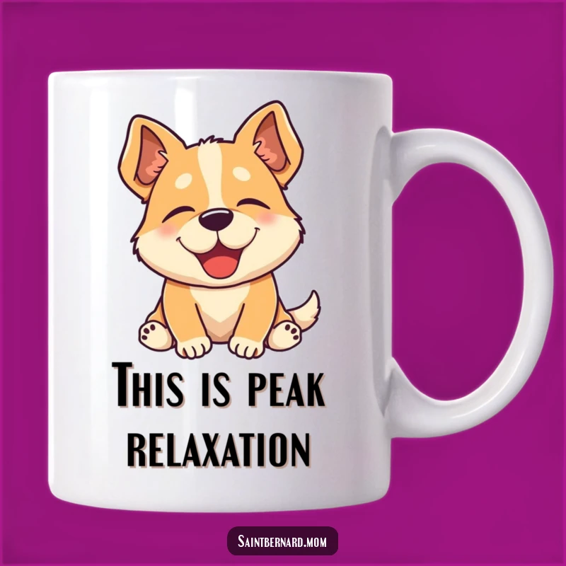 Funny Relaxed Dog Sigh Mug - Ultimate Comfort Gift for Dog Lovers