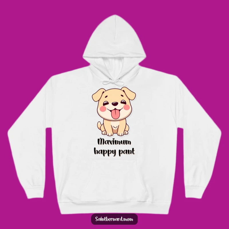 Funny Big Doggo Panting Hoodie: Cozy Gentle Giant Sweatshirt Funny Gift