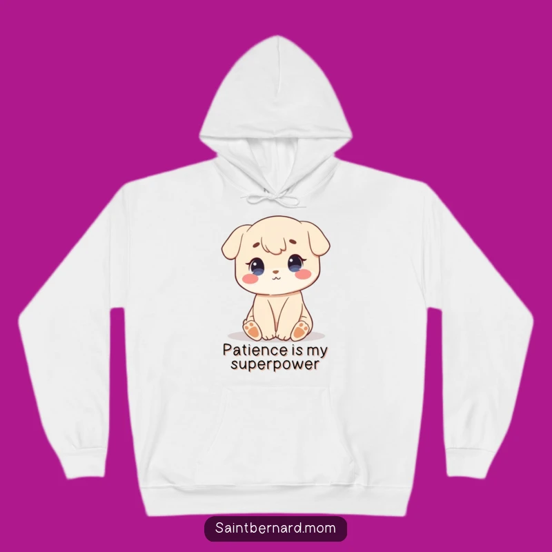 Funny Calm Demeanor Hoodie - Cozy Patient Comfort