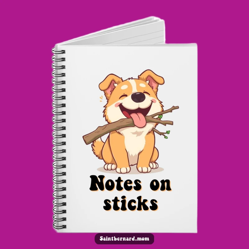 Funny Dog Branch Notebook: Jot Down Ideas with a Joyful Carry
