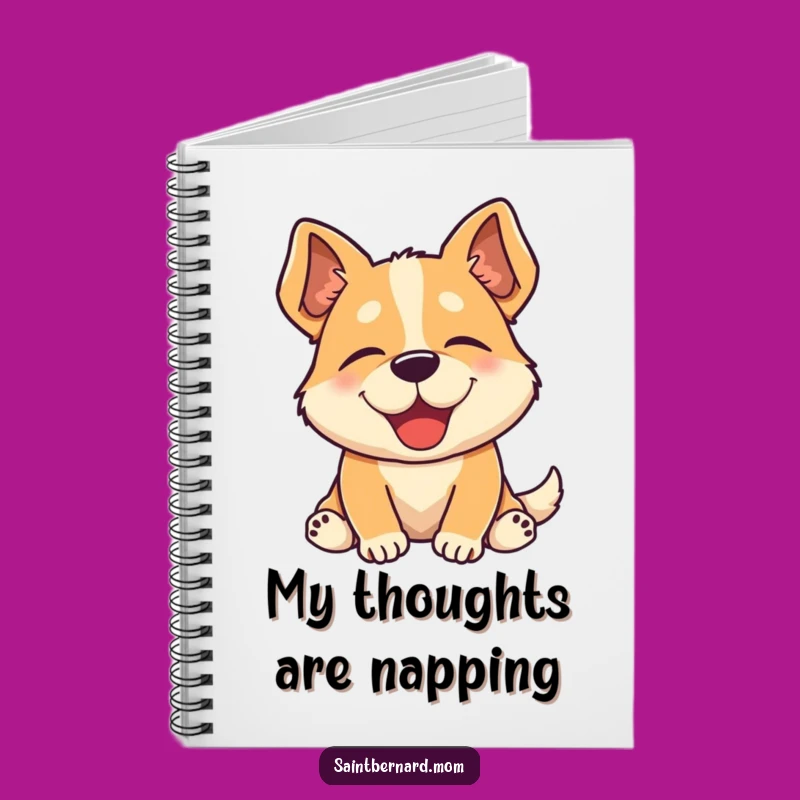 Funny Dog Sigh Notebook - Hilarious Journal for Relaxed Thoughts Gift