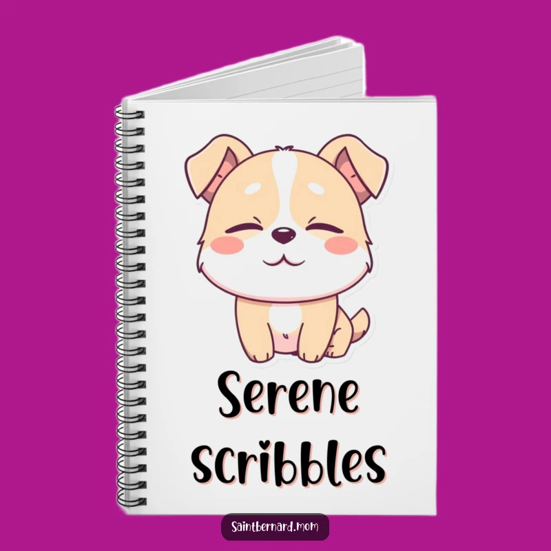 Funny Content Doggo Notebook: Journal Half-Closed Eyes Diary Funny Gift