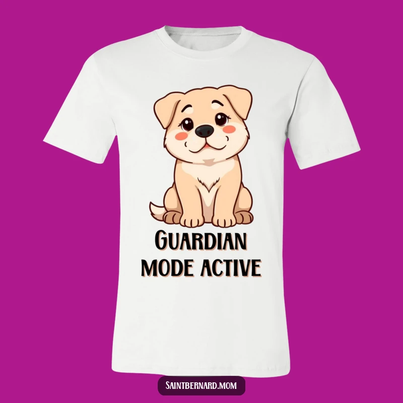 Funny Protective Dog T-Shirt: Calm Watchful Humor for Loyal Souls